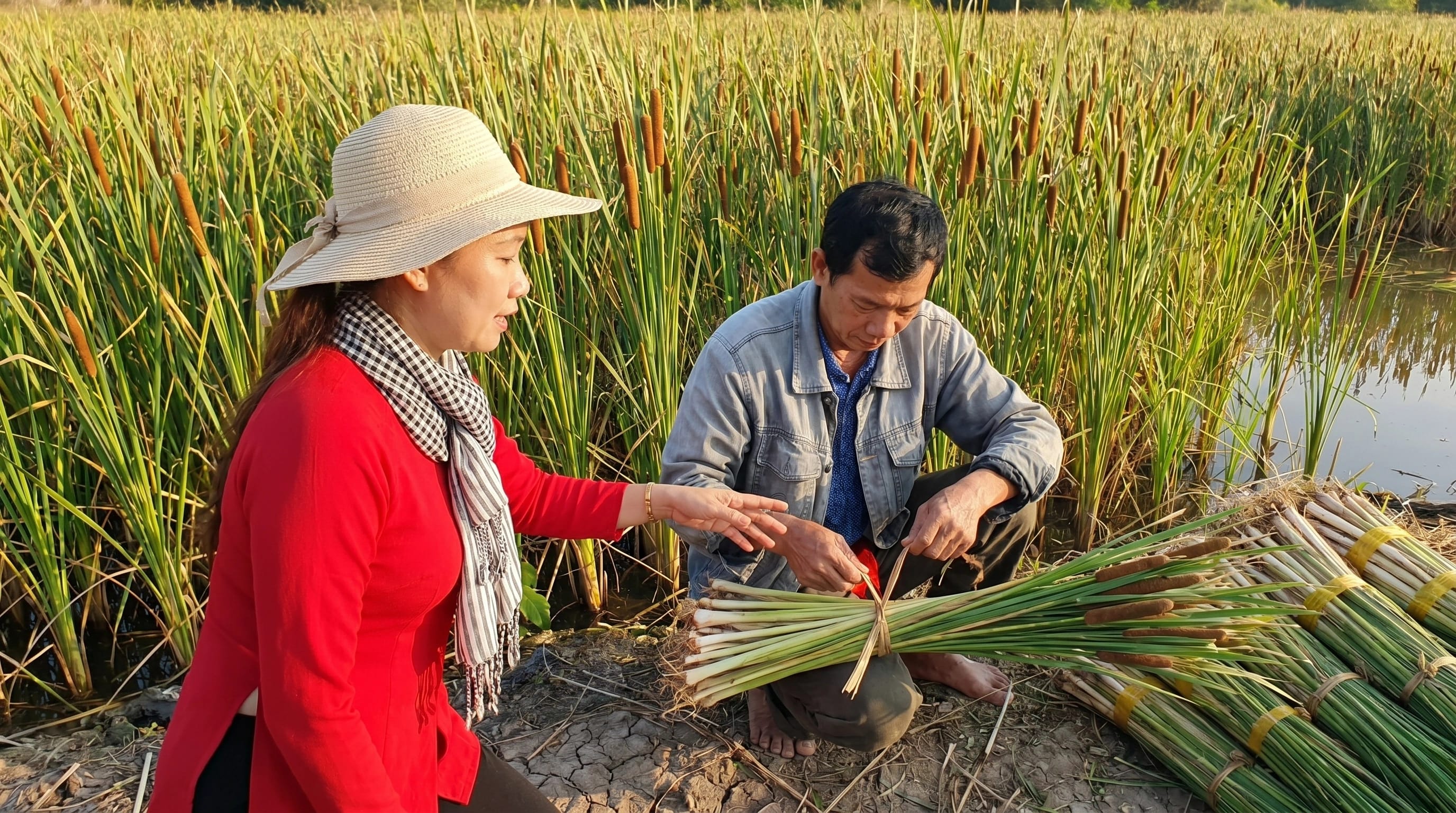 Khung cảnh vùng bồn bồn ngập nước tại Cà Mau